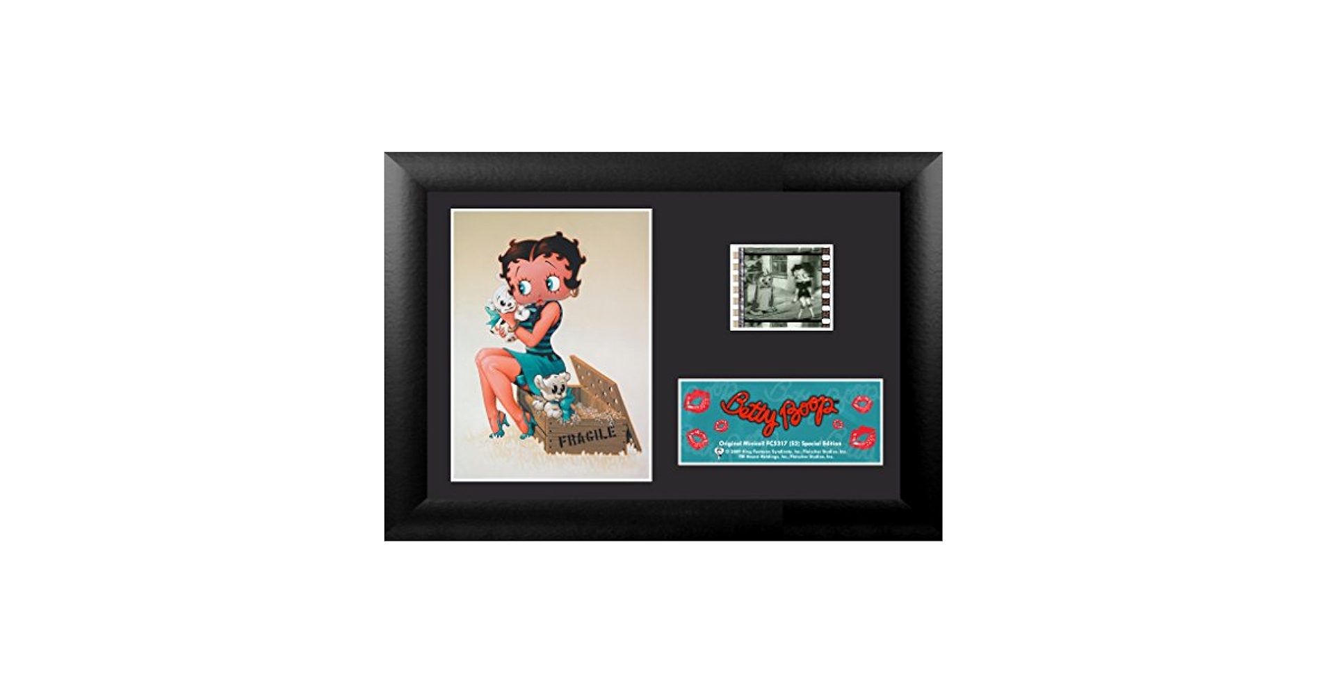 Amazon.com: Trend Setters Betty Boop Box of Puppies Framed